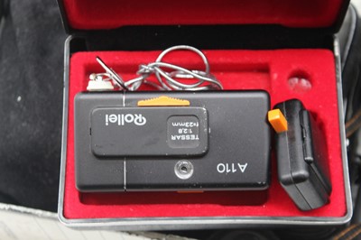 Lot 608 - A collection of cameras and accessories to...