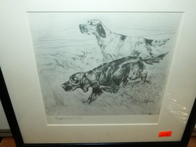Lot 1136 - Jane Brewer - Otter study, ink drawing, signed...