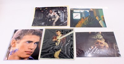 Lot 1840 - A collection of signed Star Wars photographs...