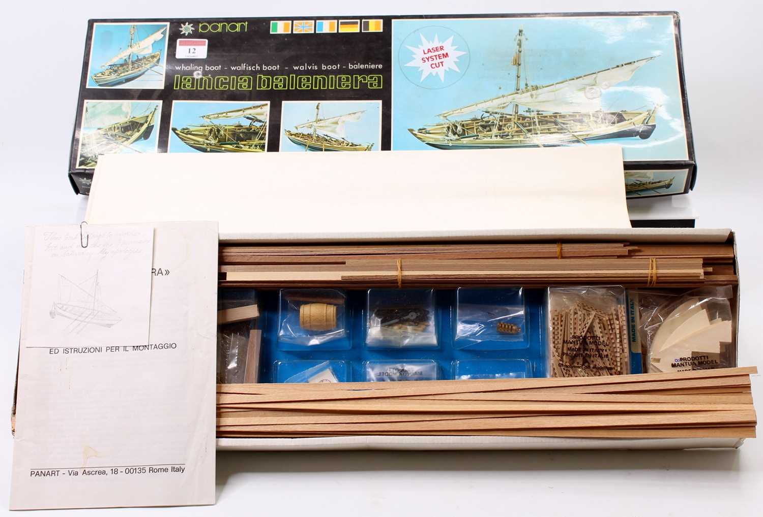 Lot 12 - Ban Art No.002 1/16th scale balsa wood kit for...