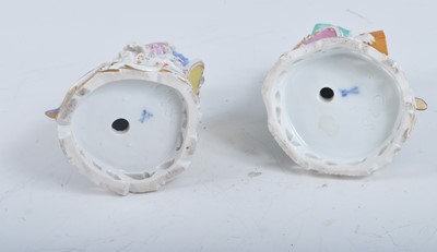 Lot 2104 - A pair of 19th century Meissen porcelain...