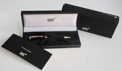Lot 125 - A cased Montblanc Meisterstuck special edition...