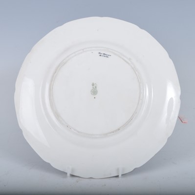 Lot 2093 - A Royal Doulton porcelain cabinet plate,...
