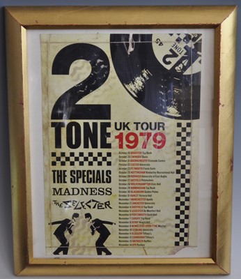 Lot 1239 - A promotional poster for the 1979 2 Tone UK...