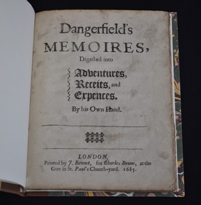 Lot 2044 - Dangerfield, Thomas: Dangerfield's Memoires,...