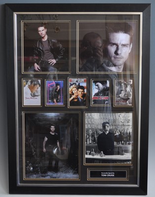 Lot 1269 - Tom Cruise, a film career photograph montage,...