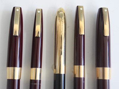 Lot 147 - Two cased Sheaffer Compact fountain pen and...