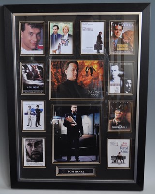 Lot 1270 - Tom Hanks, a photograph montage showing Hanks...