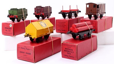 Lot 163 - Six Hornby post-war items of rolling stock,...
