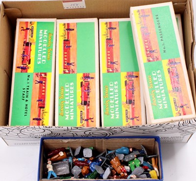 Lot 158 - Approx 48 reproduction Hornby figures...