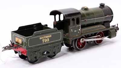 Lot 174 - 1931-3 Hornby No.1 loco & tender, revised body...