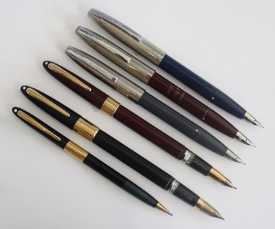 Lot 184 - Three Sheaffer Imperial II fountain pens, in...