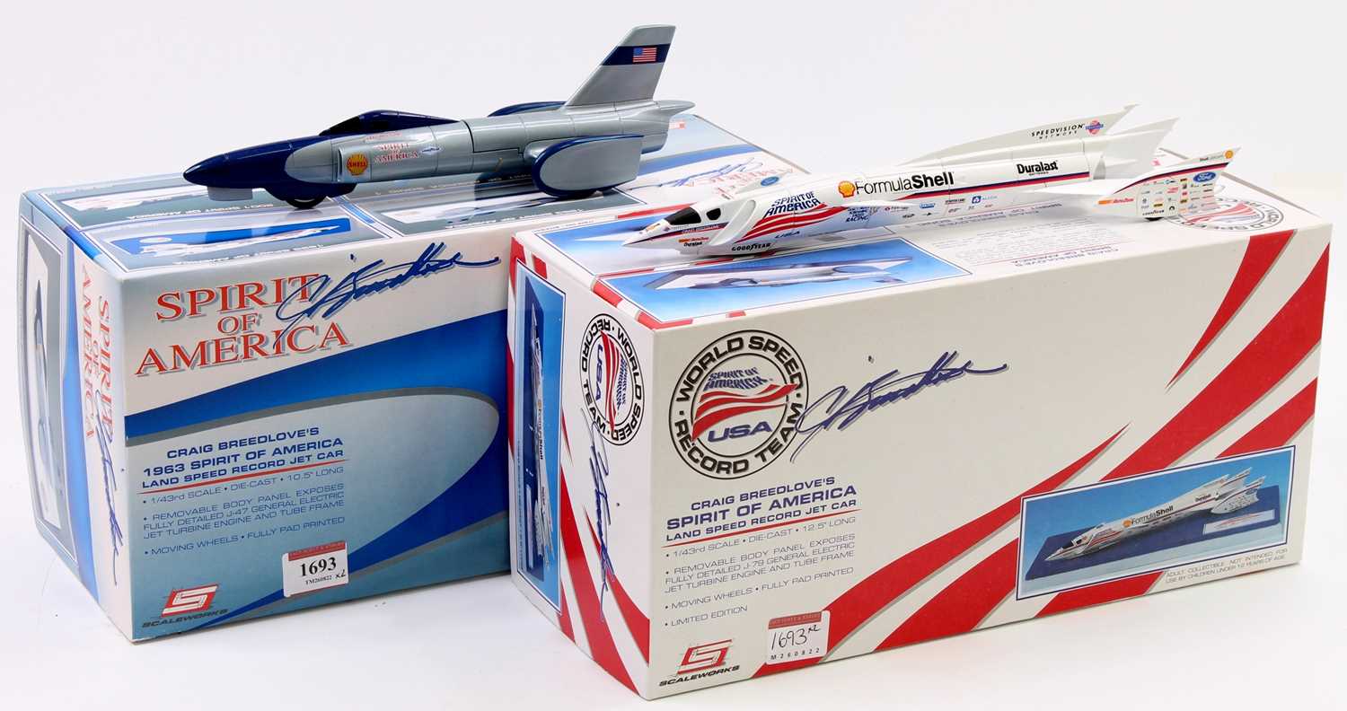 Lot 1693 - A Scaleworks World Speed Record Car, limited...