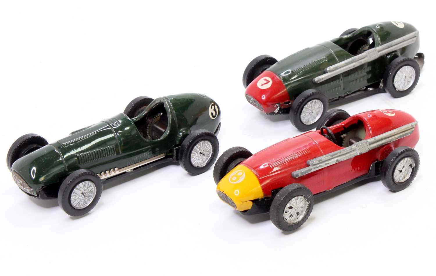 Lot 1946 - Scalextric tin plate clockwork racing car...