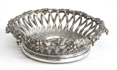 Lot 2156 - An early Victorian loaded silver wine coaster,...
