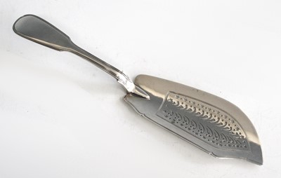 Lot 2155 - An early Victorian silver fish slice, in the...