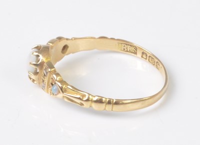 Lot 2512 - An early 20th century 18ct yellow gold, opal...