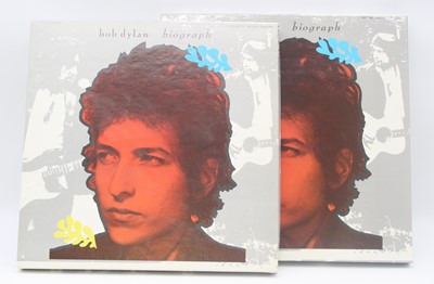 Lot 1054 - Bob Dylan, Biograph five record de-luxe...