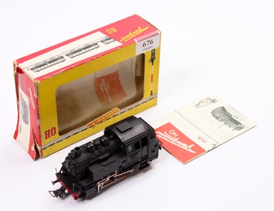 Lot 530 - 1321 Fleischmann H0 Loco 0-6-0 black loco...