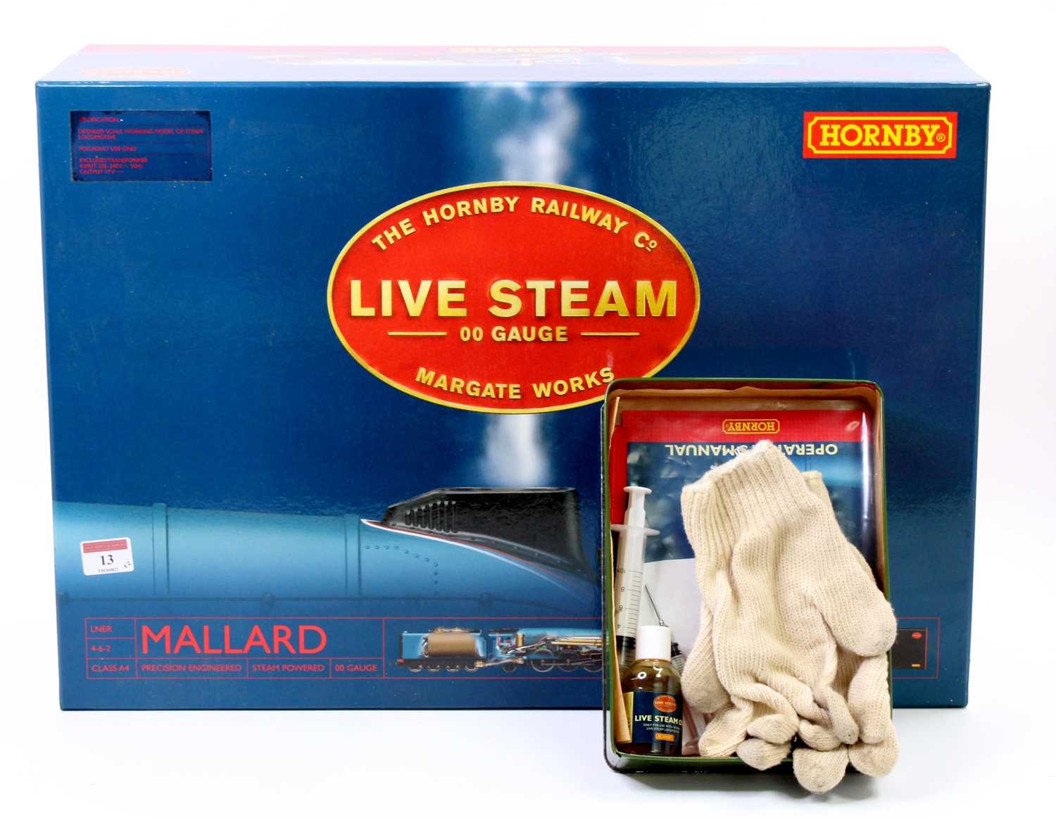 Lot 13 - A Hornby Railways live steam 00 gauge Mallard...