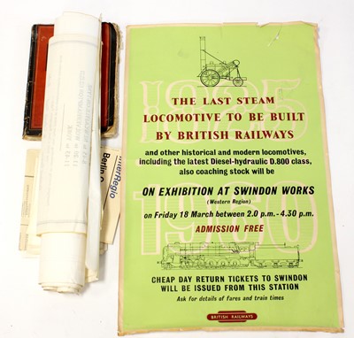 Lot 73 - A collection of British Railways interest...