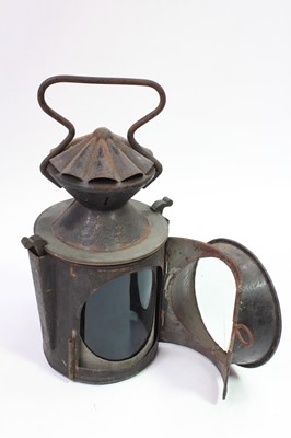 Lot 68 - A collection of railway hand lamps, mixed...