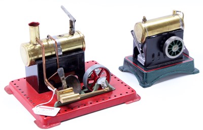 Lot 30 - Two various recently restored stationary steam...