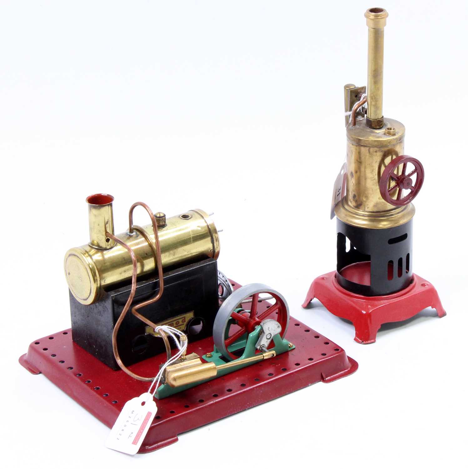Lot 31 - A restored steam engine group comprising of a...