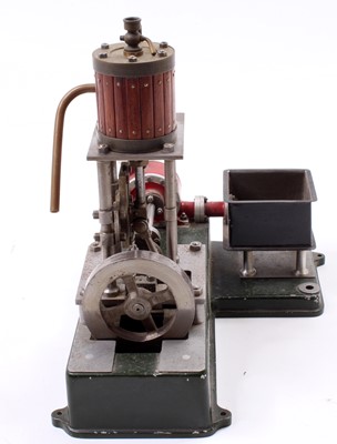 Lot 34 - A stationary steam engine comprising of...