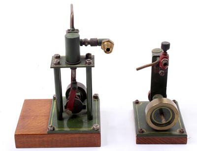 Lot 36 - A pair of stationary steam engines comprising...