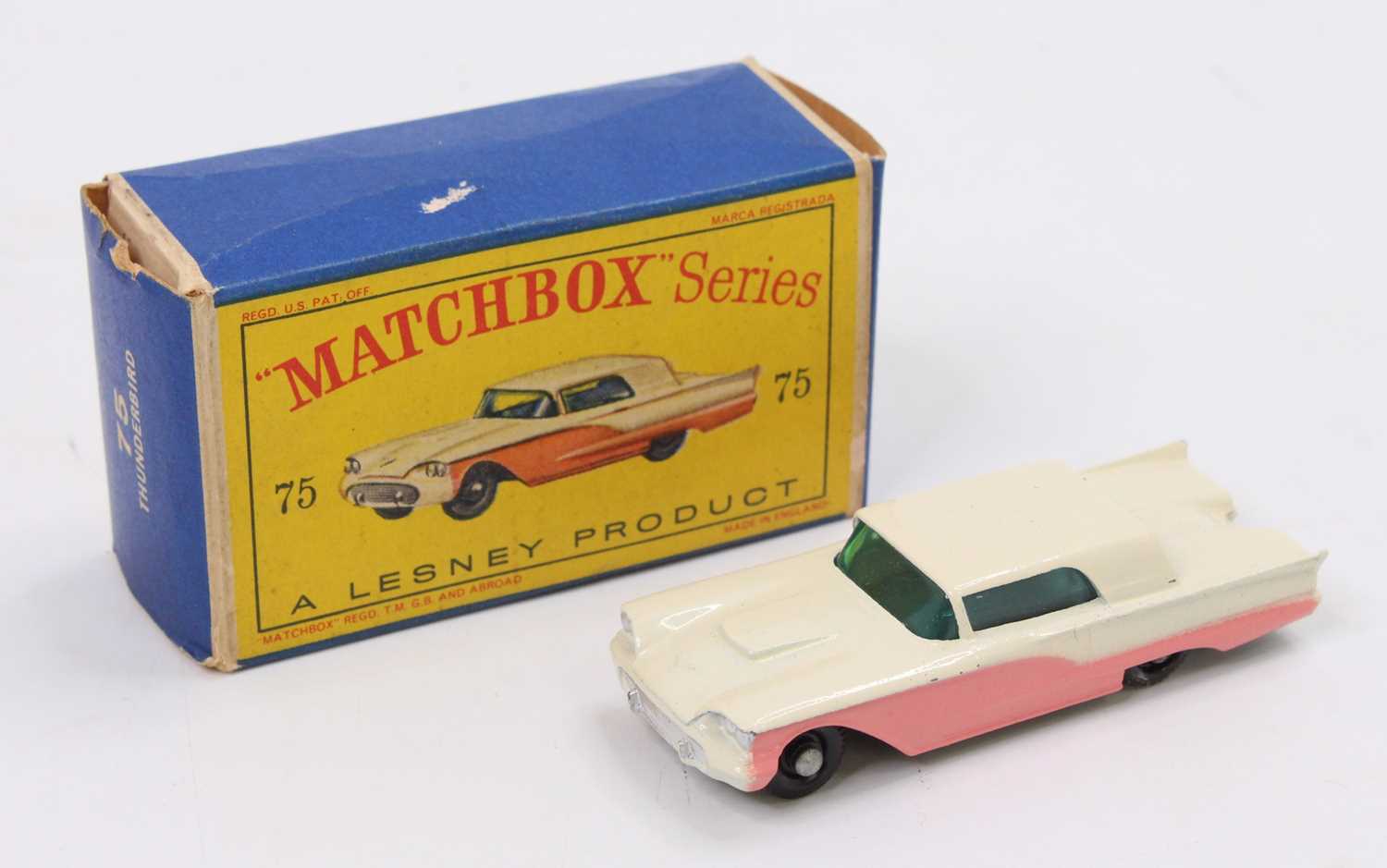 Lot 1547 - Matchbox Lesney No. 75 Ford Thunderbird in...