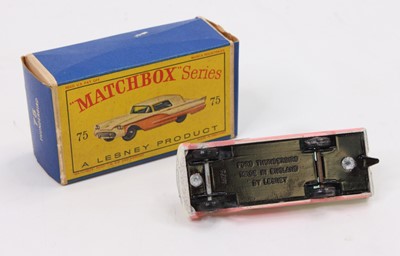Lot 1547 - Matchbox Lesney No. 75 Ford Thunderbird in...