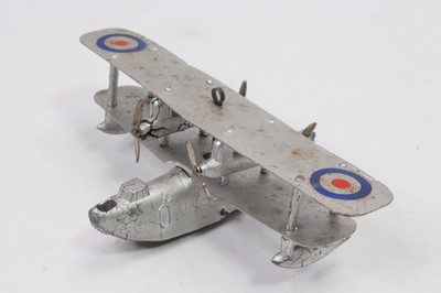 Lot 1184 - A Dinky Toys pre-war No. 61 RAF aeroplanes...