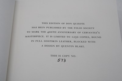 Lot 509 - De Cervantes, Miguel: The History and...