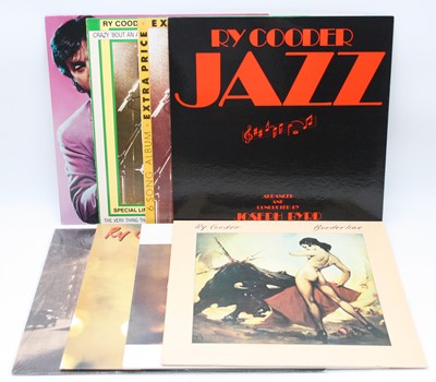 Lot 1090 - Ry Cooder, a collection of LP's and 12"...
