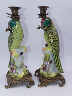 Lot 17 - A pair of modern reproduction continental...