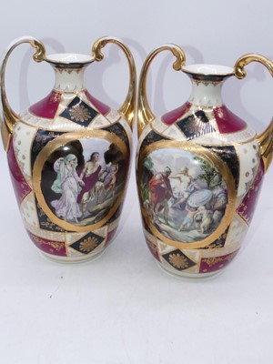 Lot 25 - A pair of early 20th century Vienna style...