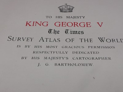 Lot 49 - The Times Survey Atlas of the world, published...