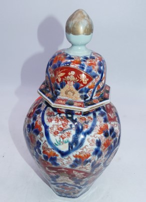 Lot 68 - A Japanese Meiji period vase and cover, of...