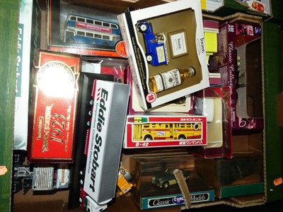Lot 81 - Two boxes of assorted modern issue diecast toy...