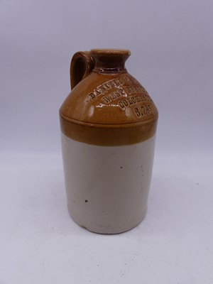 Lot 125 - A large stoneware flagon, impressed mark for...