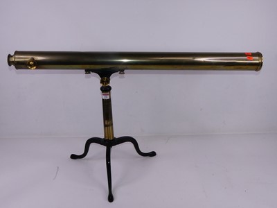 Lot 130 - A large Victorian brass single-drawer...
