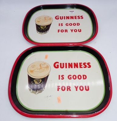 Lot 132 - A Guinness advertising drinks tray 'Guinness...