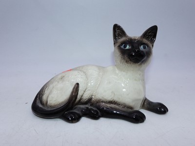 Lot 149 - A Beswick figure of a Persian cat, seated...