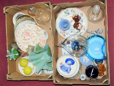 Lot 170 - Two boxes of miscellaneous items, to include...