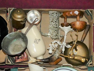 Lot 191 - Four boxes of miscellaneous items, to include...