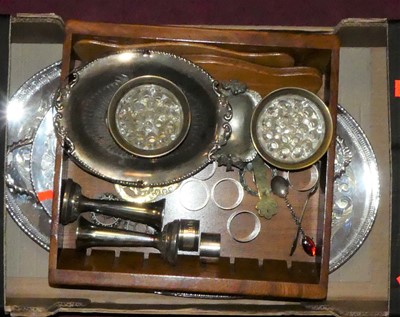 Lot 196 - Three boxes of miscellaneous items, to include...