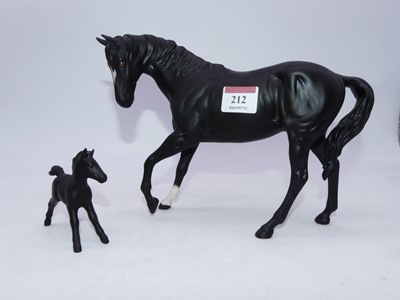 Lot 212 - A Royal Doulton figure of the horse Black...