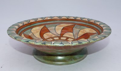 Lot 216 - A Burleighware pottery bowl by Charlotte Rhead...
