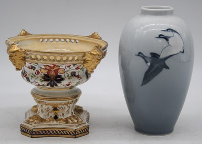 Lot 279 - A 19th century Derby pot pourri in the form of...